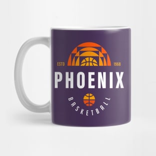 Phoenix Suns Basketball Fan Sunrise Design Playoffs Gift Mug